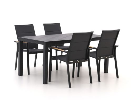 Bellagio Albinea/Menzano 160cm dining tuinset 5-delig stapelbaar