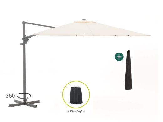 Shadowline Francisco zweefparasol 300x300cm