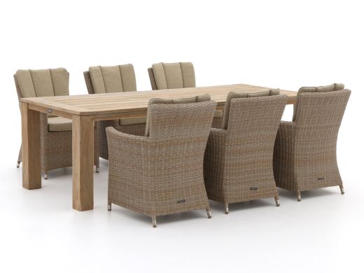 Intenso Adriano/ROUGH-X 240cm dining tuinset 7-delig