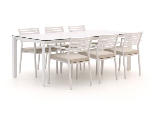 Bellagio Rumo/Veneto 220cm dining tuinset 7-delig stapelbaar