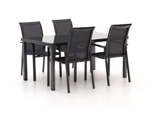 R&S design Centallo/Caluso 160cm dining tuinset 5-delig stapelbaar