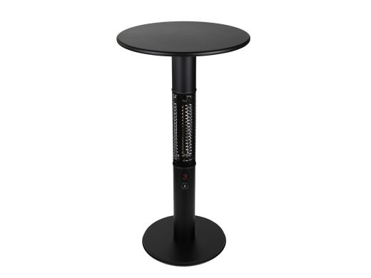 Monti HeatLine Vibe bartafel met terrasverwarmer 1500W ø60cm (h: 110cm)