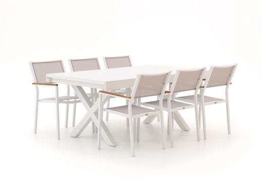 Bellagio Roma/Pavello 180cm dining tuinset 7-delig uitschuifbaar
