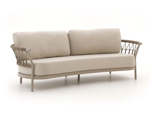 Tierra Outdoor Fresca lounge tuinbank 3-zits 244cm - Champagne (incl. kussens)