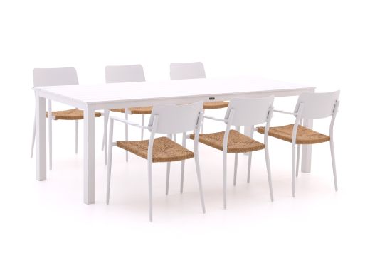 Bellagio Cino/Menzano 220cm dining tuinset 7-delig stapelbaar