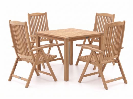 Sunyard Veronica/Liverpool 90cm dining tuinset 5-delig verstelbaar
