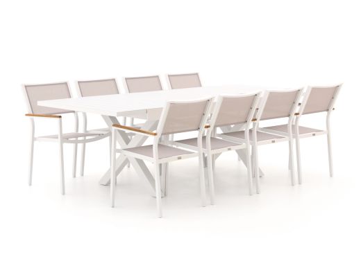 Bellagio Roma/Pavello 180cm dining tuinset 9-delig uitschuifbaar