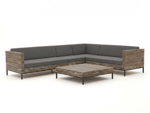 ROUGH-D hoek loungeset 5-delig 6-zits