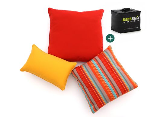 Sierkussen set Timeless Stripe Orange