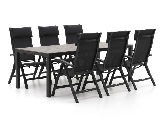 Bellagio Lugo/Fidenza 220cm dining tuinset 7-delig verstelbaar