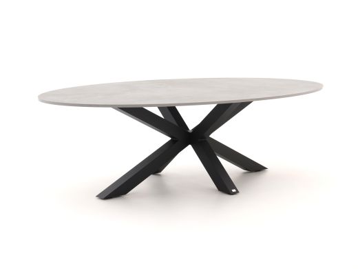 Bellagio Induno Ellips dining tuintafel 280x130cm