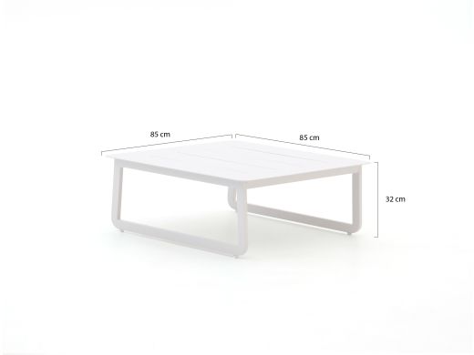 Bellagio Bertinoro lounge tuintafel 85x85x32cm