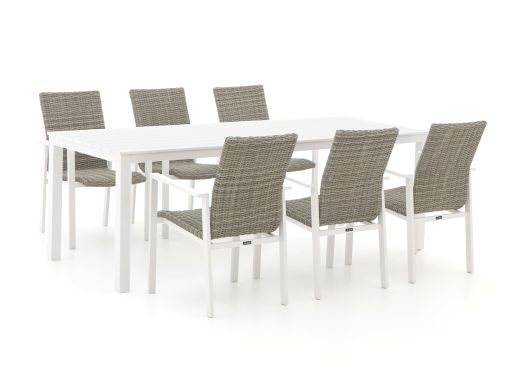 Manifesto Villongo/Menzano 220cm dining tuinset 7-delig stapelbaar