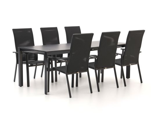 Bellagio Avio/Sestino 220cm dining tuinset 7-delig stapelbaar