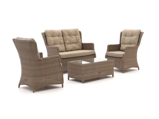 Intenso Milano stoel-bank loungeset 4-zits 4-delig