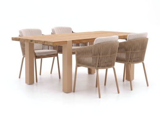 Hartman Sevilla/Almeria 200cm dining tuinset 5-delig