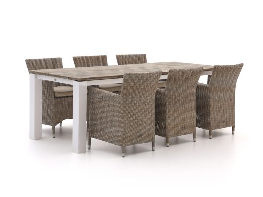 R&S Design Centallo/Sestino 220cm dining tuinset 7-delig stapelbaar