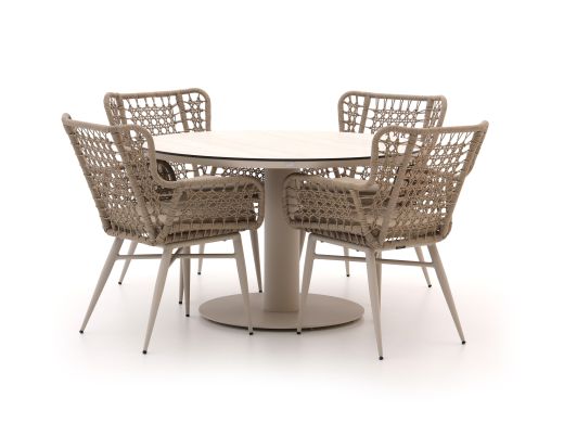 Intenso Busso/La Fonte ø 120cm dining tuinset 5-delig