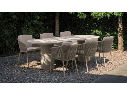 Hartman Sevilla/Valencia 220cm dining tuinset 7-delig