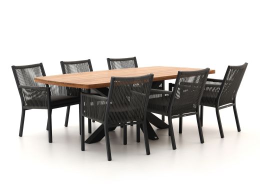 Manifesto Rivola/Induno Deens Ovaal 220cm dining tuinset 7-delig