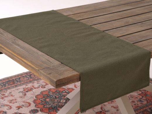 Madison x Kees Smit Tafelloper 140x50cm - Moss Green