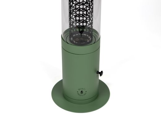 Monti HeatLine Ember pellet terrasverwarmer ø24cm (h: 58cm) - Green