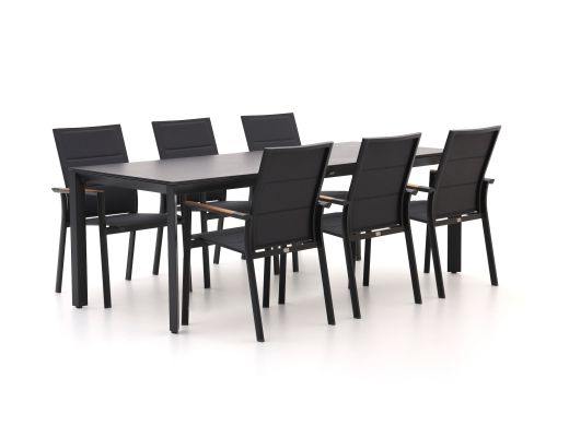 Bellagio Albinea/Sestino 220cm dining tuinset 7-delig stapelbaar