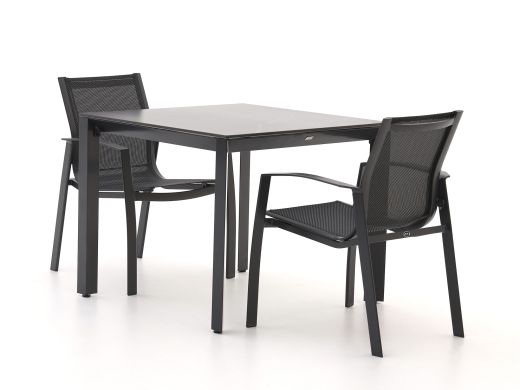 R&S Design Altea/Sestino 90cm dining tuinset 3-delig stapelbaar
