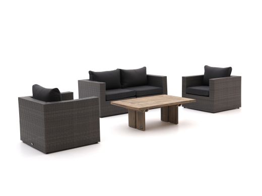 Forza Barolo/ROUGH-L 120cm stoel-bank loungeset 4-delig