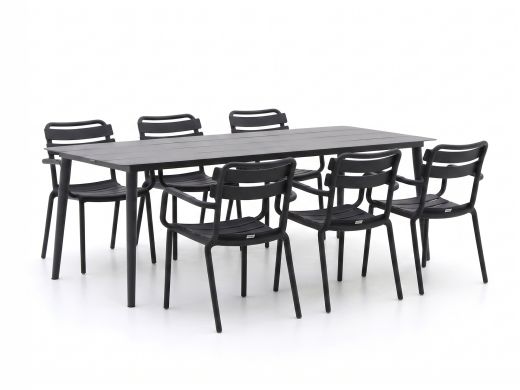 Forza Vico/Sora 220cm dining tuinset 7-delig stapelbaar