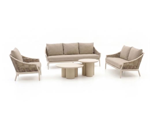 Apple Bee Milou/Tonga stoel-bank loungeset 5-delig 6-zits