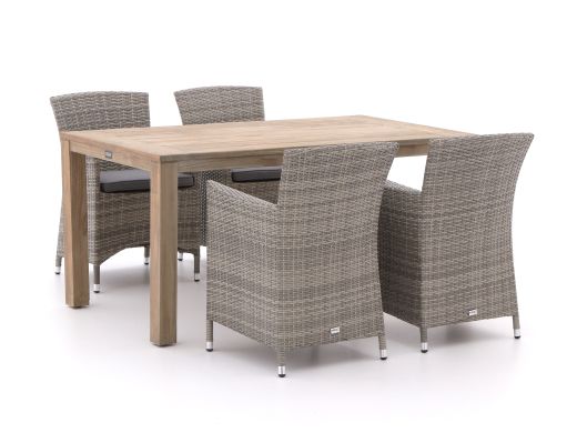 Forza Barga/ROUGH-S 160cm dining tuinset 5-delig
