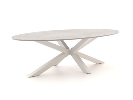 Bellagio Induno Ellips dining tuintafel 280x130cm