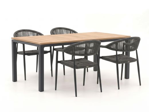 Manifesto Belpasso/Linosa 180cm dining tuinset 5-delig stapelbaar