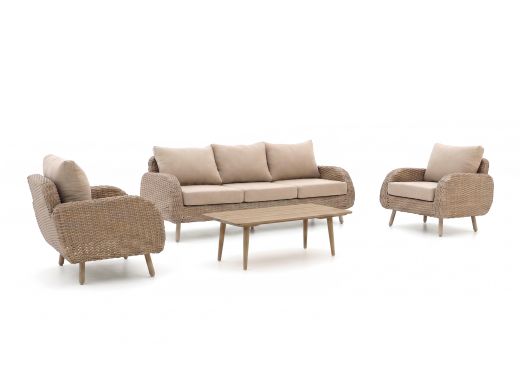 Intenso Suzzara/Rough-K lounge stoel-bank loungeset 5-delig
