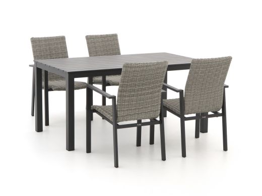 Manifesto Villongo/Menzano 160cm dining tuinset 5-delig stapelbaar