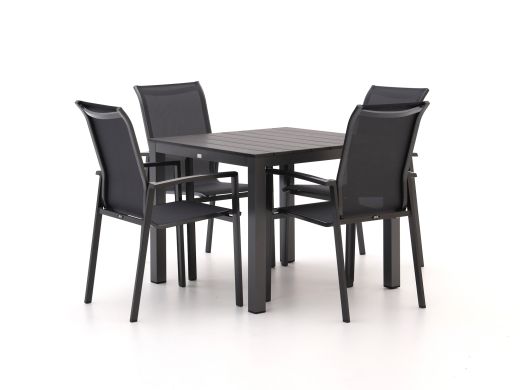 R&S Design Centallo/Fidenza 90cm dining tuinset 5-delig stapelbaar