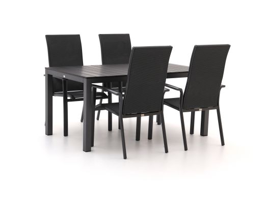 Bellagio Avio/Fidenza 160cm dining tuinset 5-delig stapelbaar