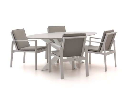 Bellagio Vezzano/Furato ellips 200cm dining tuinset 5-delig