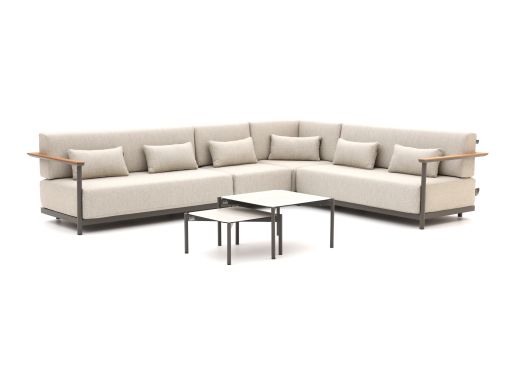 Apple Bee St. Lucia hoek loungeset 6-delig