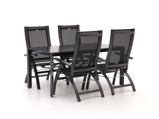 Hartman Primo/Sestino 160cm dining tuinset 5-delig verstelbaar