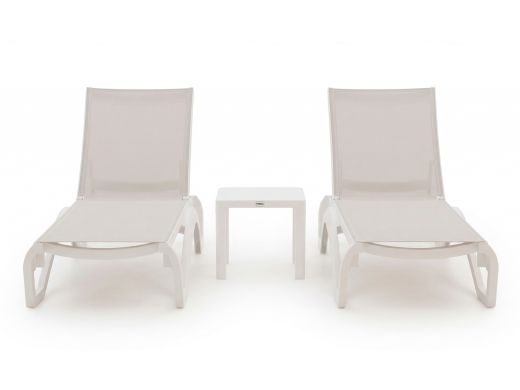 Forza Russi ligbed set 3-delig stapelbaar verstelbaar