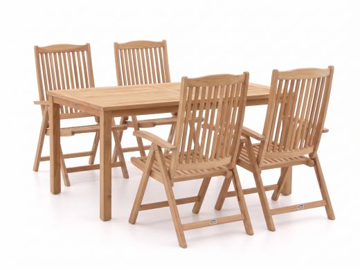 Sunyard Veronica/Liverpool 145cm dining tuinset 5-delig verstelbaar