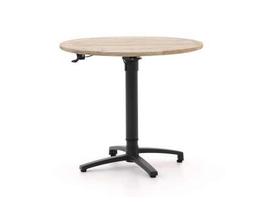 Bellagio Canzo klaptafel Ø85 (h:73/109cm) verstelbaar