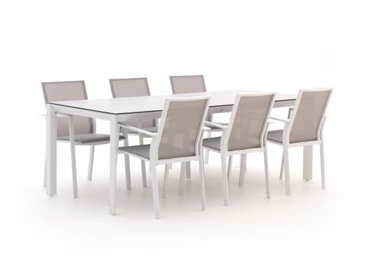 Bernstein Amberg/Veneto 220cm dining tuinset 7-delig  stapelbaar