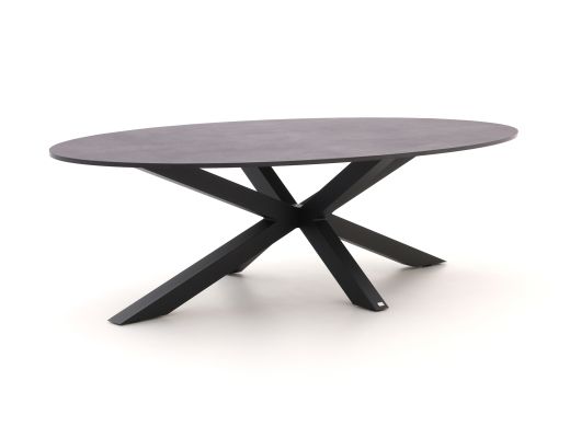 Bellagio Induno Ellips dining tuintafel 280x130cm