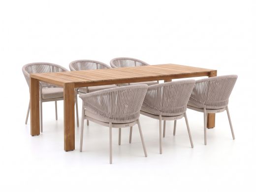 SUNS Santorini/Erice 240cm dining tuinset 7-delig