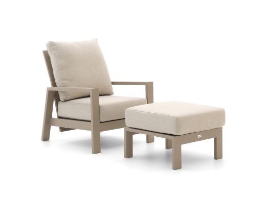 Tierra Outdoor Musone lounge tuinstoel verstelbaar met voetenbank