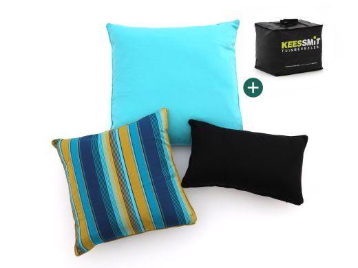 Sierkussen set Timeless Stripe Yellow