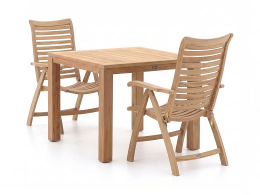 Sunyard Corby/Buxton 90cm dining tuinset 3-delig verstelbaar